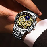 Relojes sencillos de acero inoxidable MSCWLS58 Cuarzo deportivo